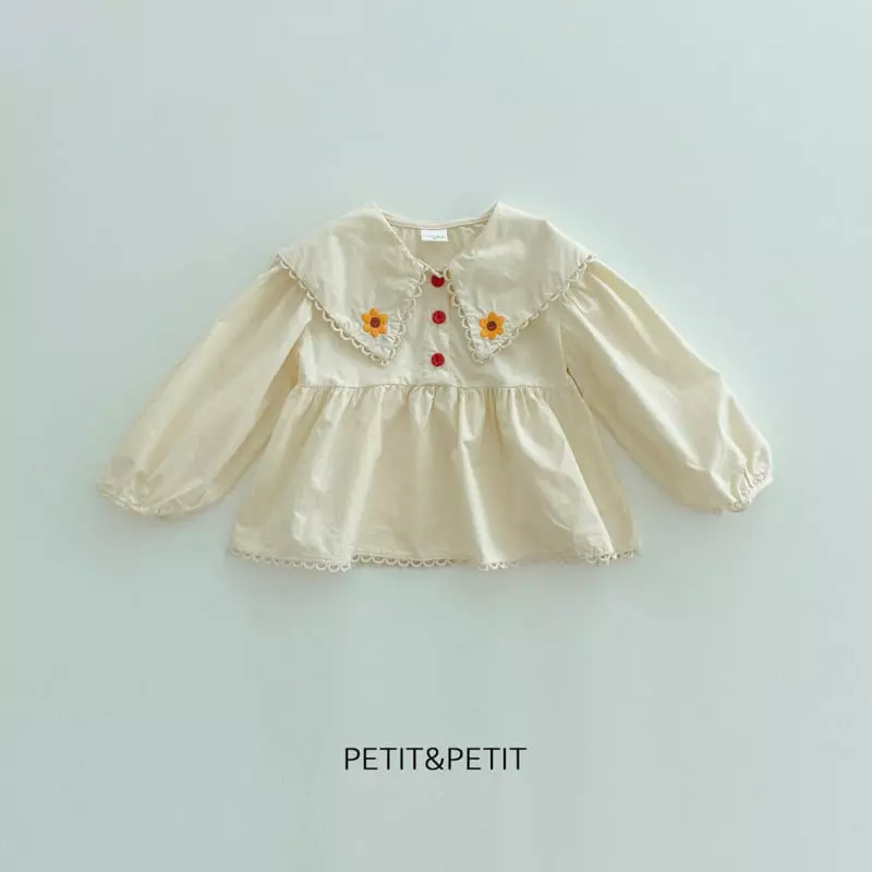 Petit & Petit - Korean Children Fashion - #fashionkids - Embroidery Blouse - 12