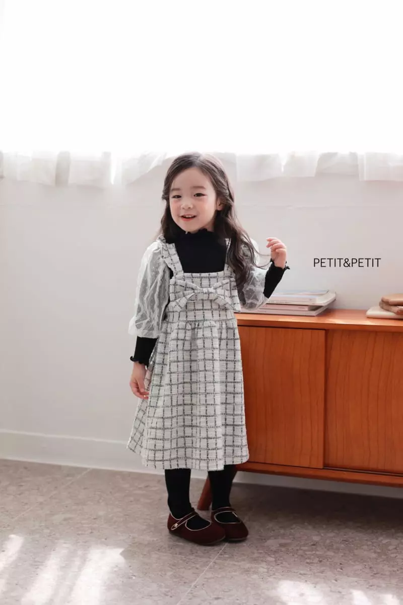 Petit & Petit - Korean Children Fashion - #kidsshorts - Ribbon One-piece
