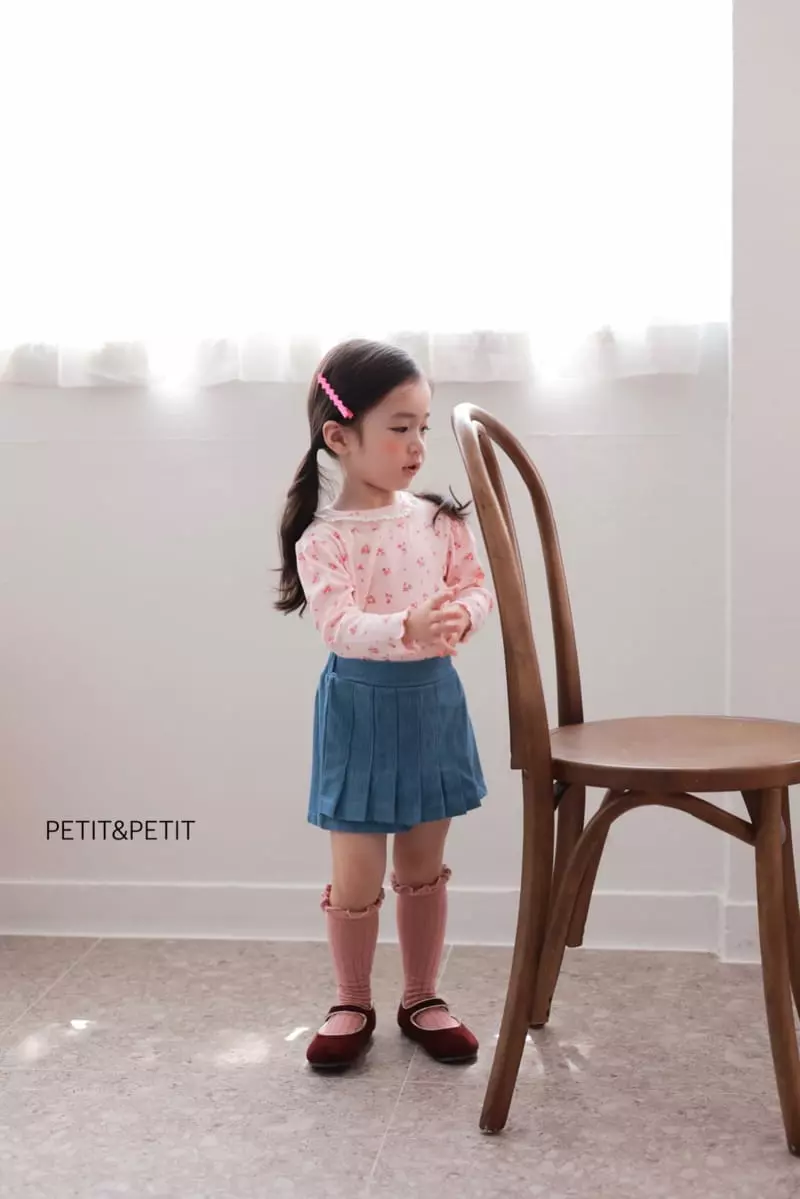 Petit & Petit - Korean Children Fashion - #kidsshorts - Sugar Flower Lace Tee - 6