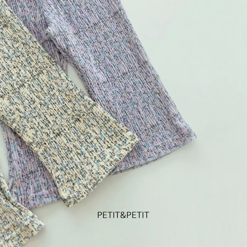Petit & Petit - Korean Children Fashion - #fashionkids - Flower Pleats Pants - 4