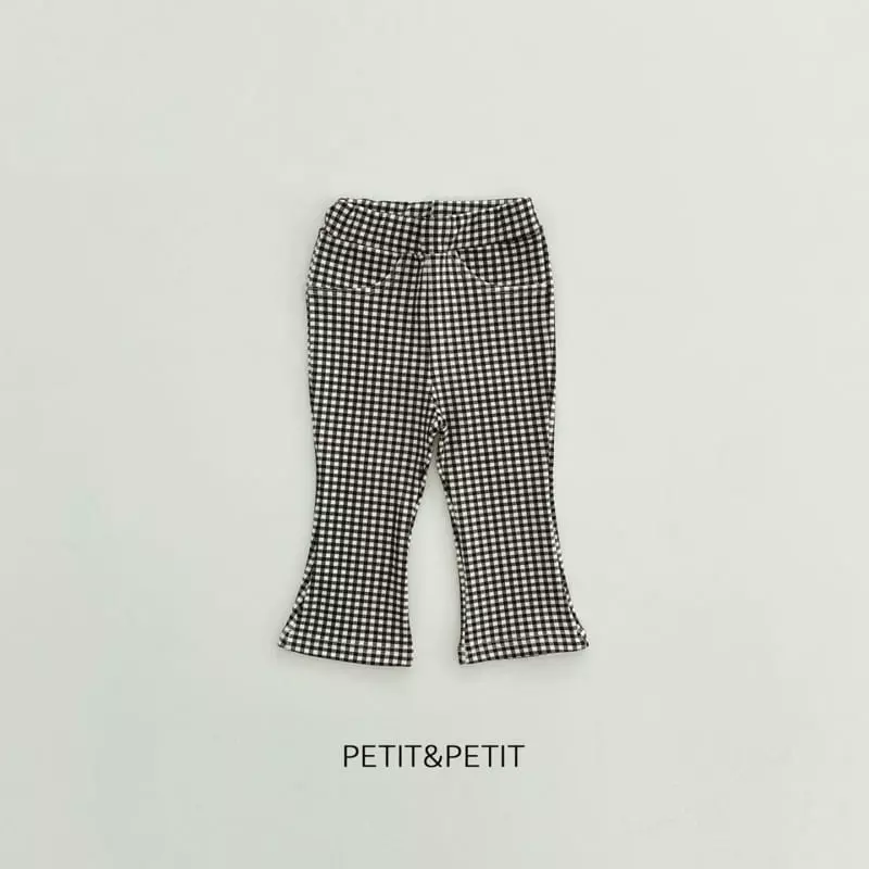Petit & Petit - Korean Children Fashion - #kidsshorts - Check Pants