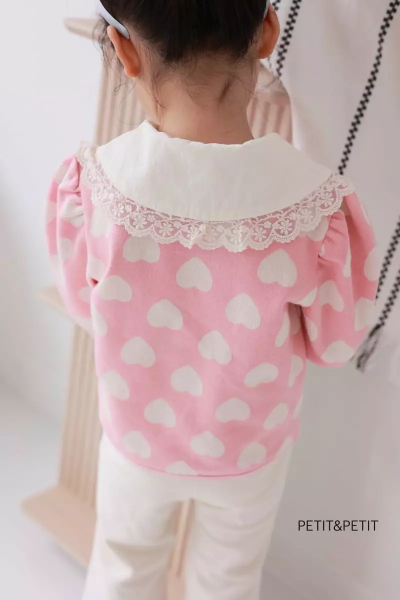 Petit & Petit - Korean Children Fashion - #kidsstore - Heart Cardigan - 10