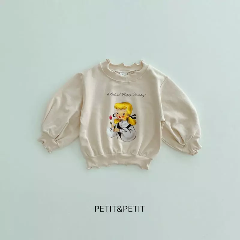 Petit & Petit - Korean Children Fashion - #kidsstore - Lovely Girl Sweatshirt - 10