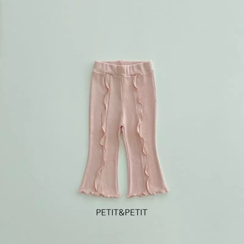 Petit & Petit - Korean Children Fashion - #kidsstore - Rib Frill Pants - 3