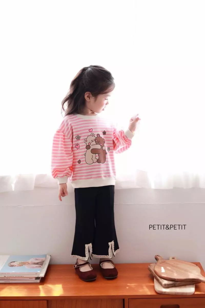 Petit & Petit - Korean Children Fashion - #kidsstore - Heart Bear Sweatshirt - 9