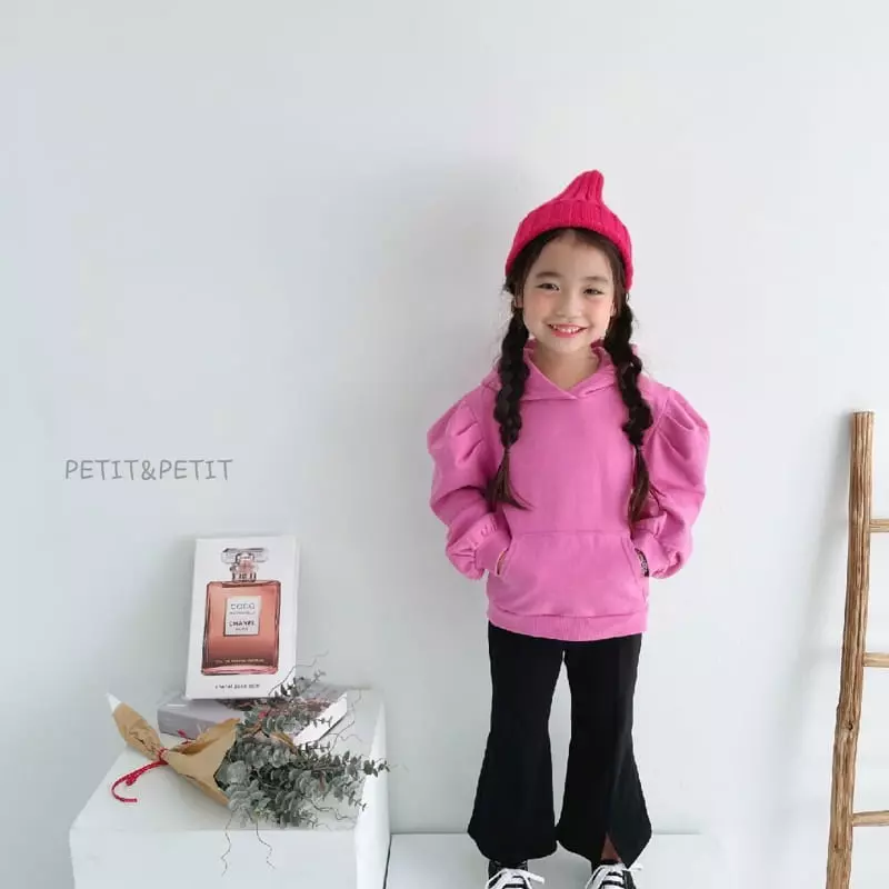 Petit & Petit - Korean Children Fashion - #kidsstore - Shirring Hoody - 7
