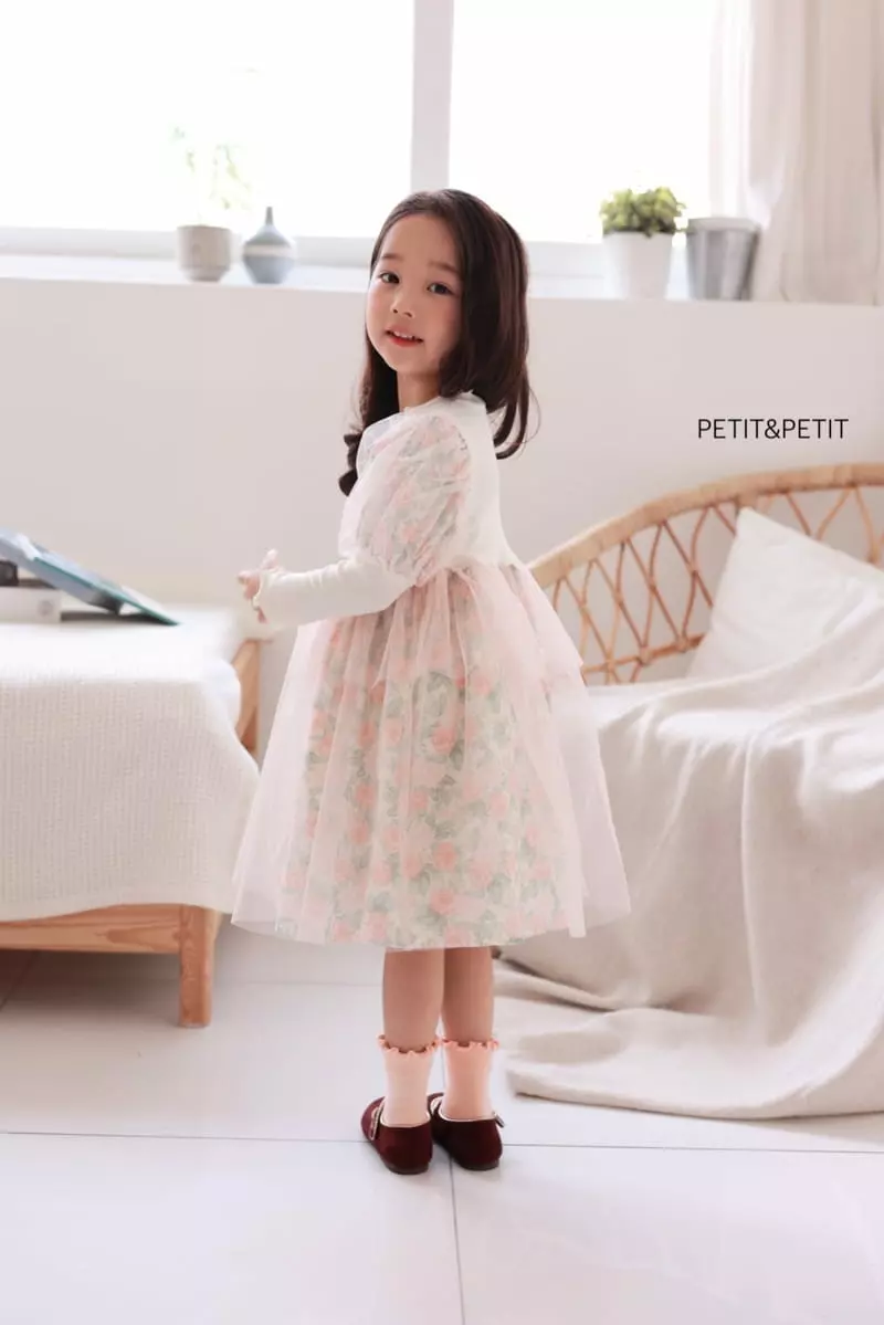 Petit & Petit - Korean Children Fashion - #kidsstore - Rose Princess One-piece - 4