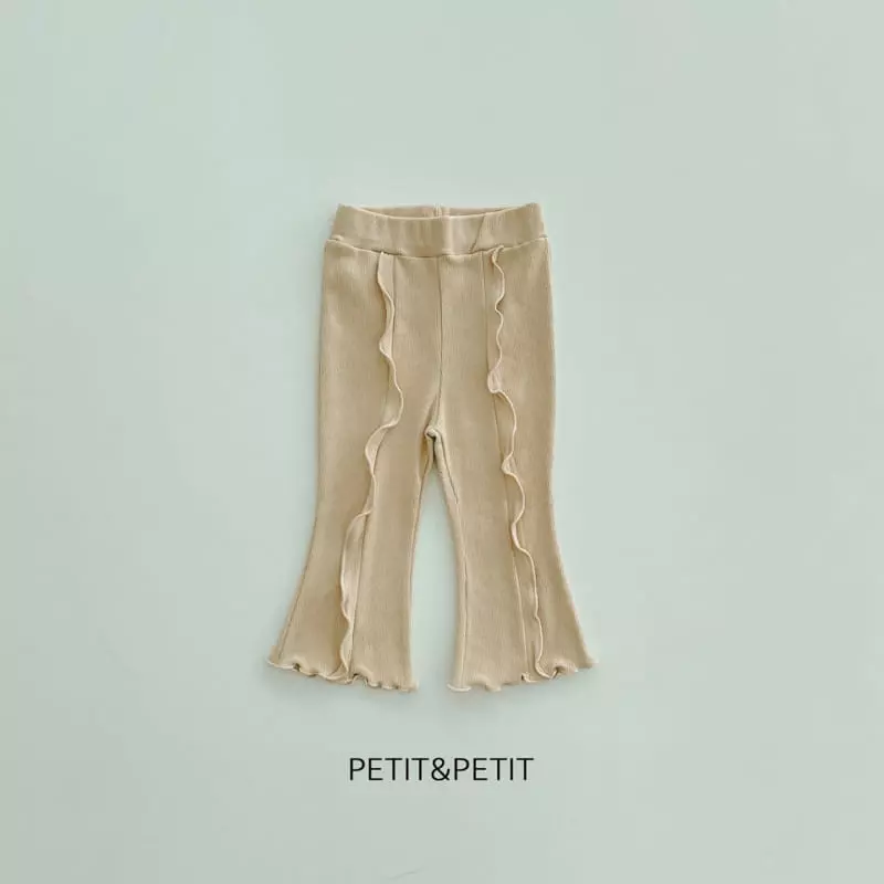 Petit & Petit - Korean Children Fashion - #kidsstore - Rib Frill Pants - 4
