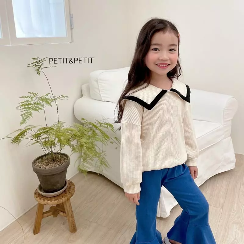 Petit & Petit - Korean Children Fashion - #kidzfashiontrend - Waffle Sailor Tee - 7