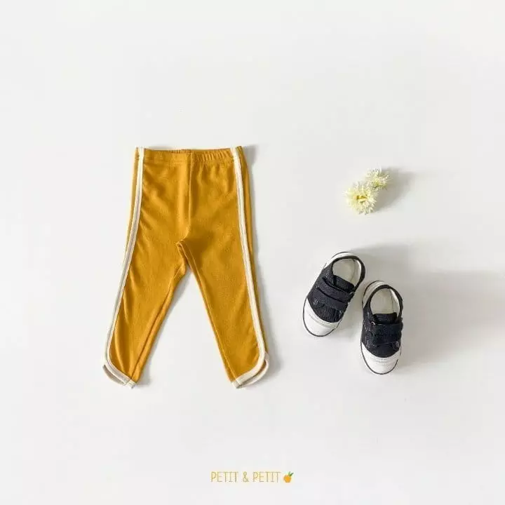Petit & Petit - Korean Children Fashion - #kidzfashiontrend - Piping Leggings - 2