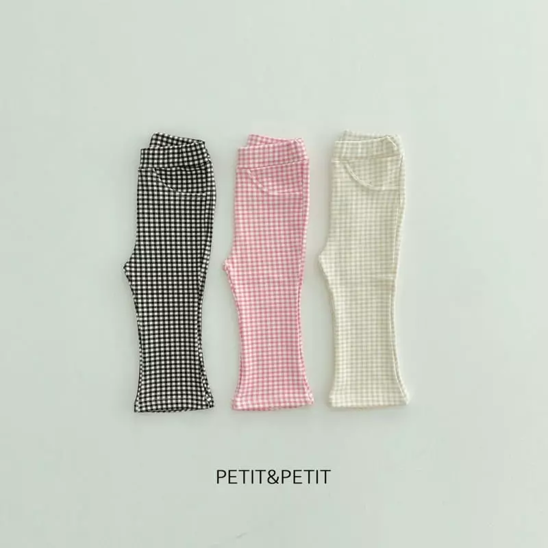 Petit & Petit - Korean Children Fashion - #littlefashionista - Check Pants - 5
