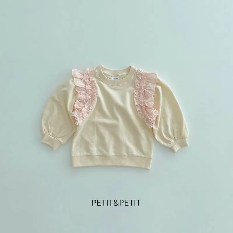 Petit & Petit - Korean Children Fashion - #littlefashionista - Frill Sweatshirt - 2