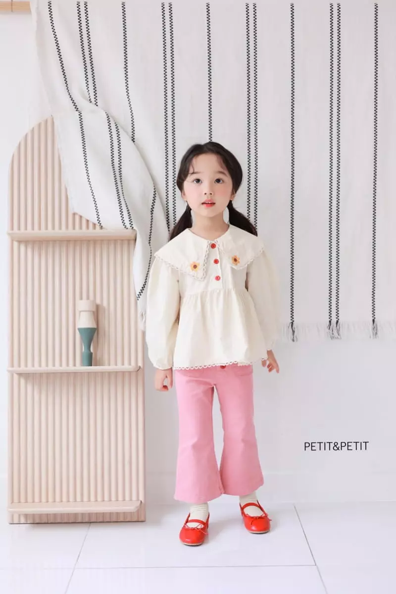 Petit & Petit - Korean Children Fashion - #magicofchildhood - Embroidery Blouse - 2