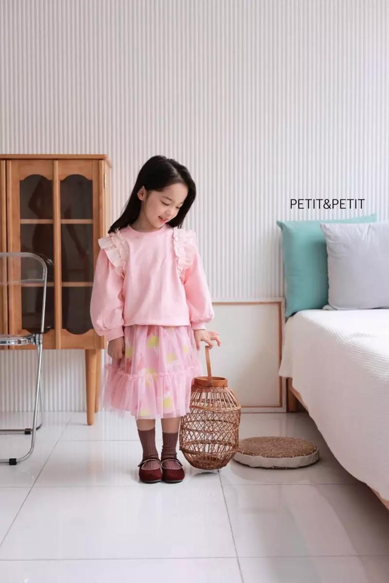 Petit & Petit - Korean Children Fashion - #prettylittlegirls - Frill Sweatshirt - 5
