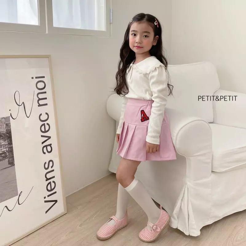 Petit & Petit - Korean Children Fashion - #prettylittlegirls - Eyelet Blouse - 9