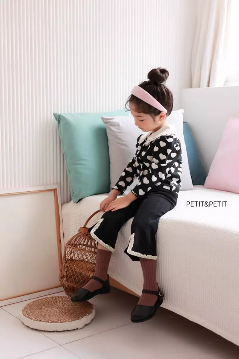 Petit & Petit - Korean Children Fashion - #stylishchildhood - Heart Cardigan - 3