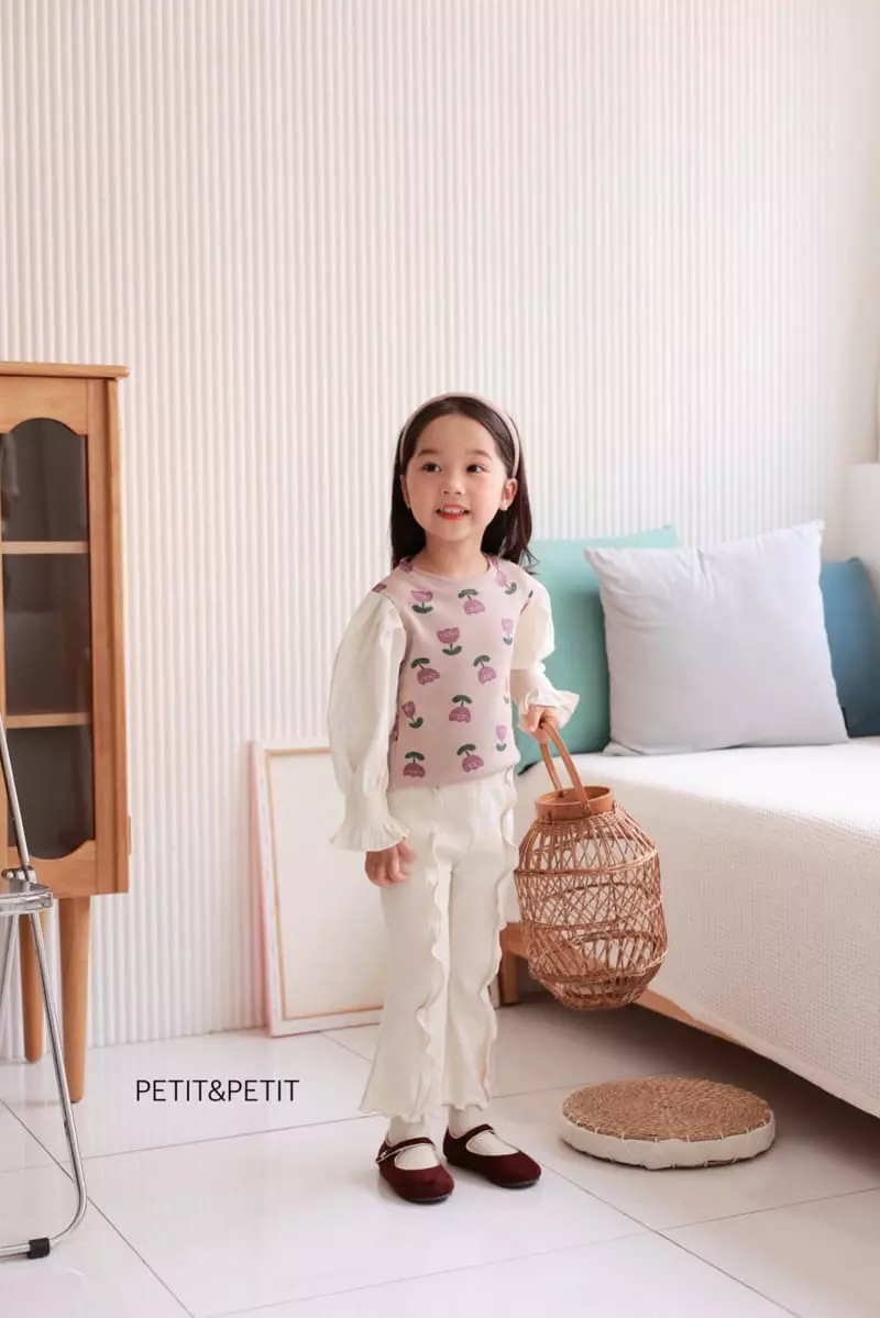 Petit & Petit - Korean Children Fashion - #toddlerclothing - Merry Gold Tee - 8