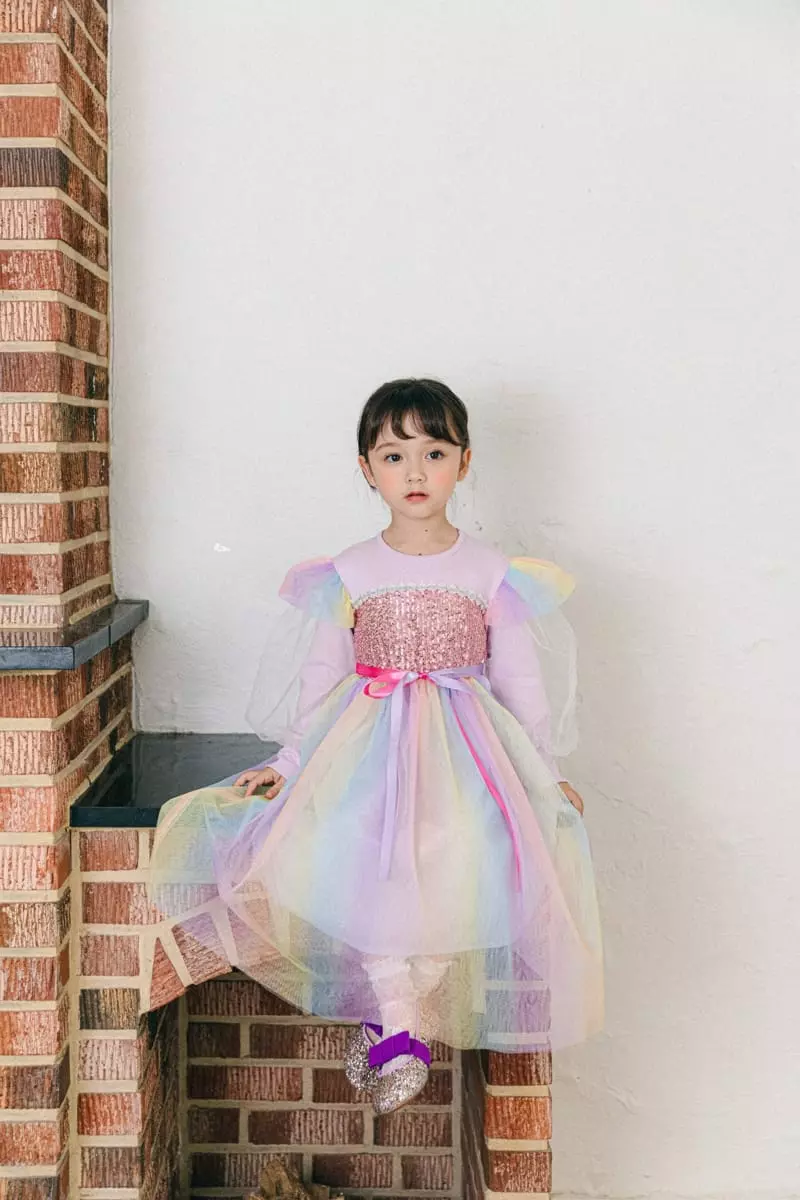 Pink Berry - Korean Children Fashion - #Kfashion4kids - Unicorn One-piece - 3