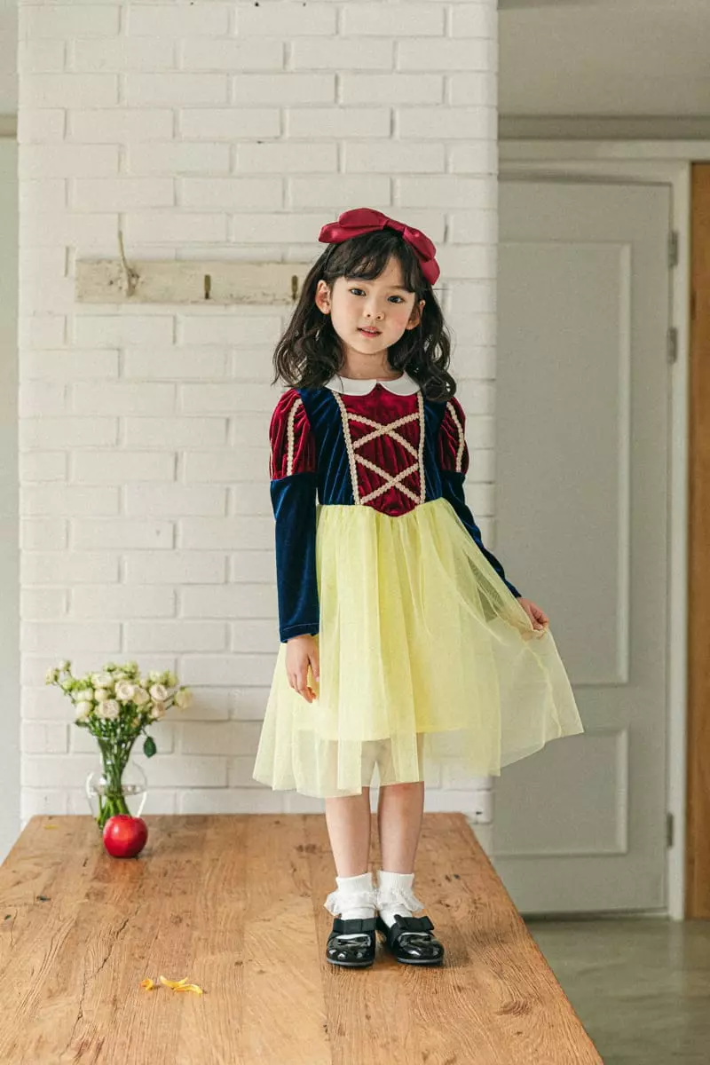 Pink Berry - Korean Children Fashion - #childofig - Snow White One-piece - 7