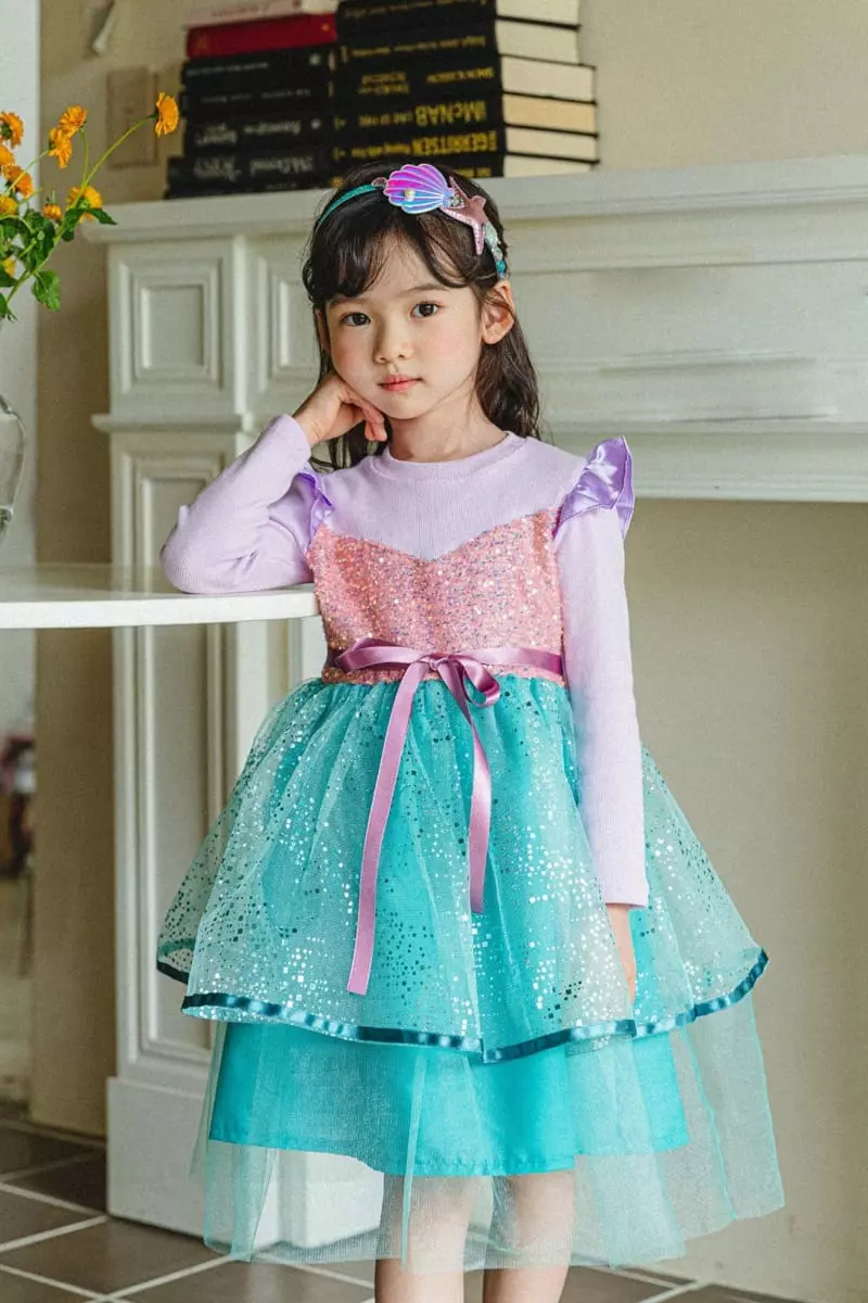 Pink Berry - Korean Children Fashion - #designkidswear - Little Mermaid One-piece