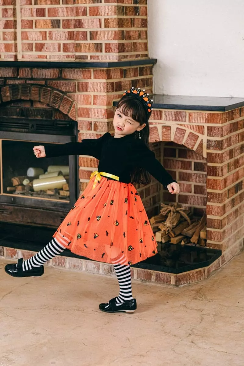 Pink Berry - Korean Children Fashion - #kidsshorts - Pumpkin One-piece - 3