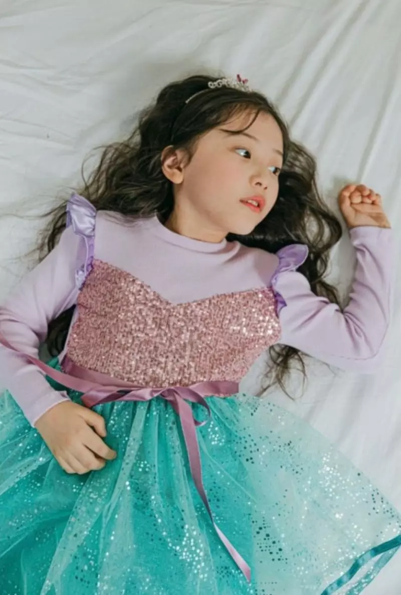 Pink Berry - Korean Children Fashion - #kidsstore - Little Mermaid One-piece - 5