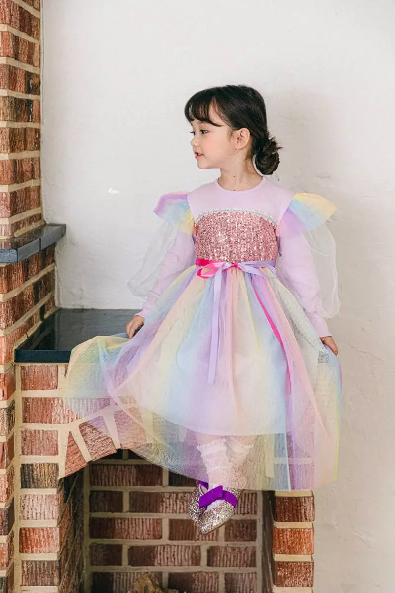 Pink Berry - Korean Children Fashion - #kidzfashiontrend - Unicorn One-piece - 2