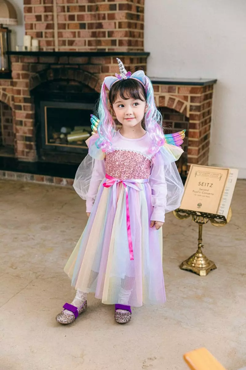 Pink Berry - Korean Children Fashion - #magicofchildhood - Unicorn One-piece - 5