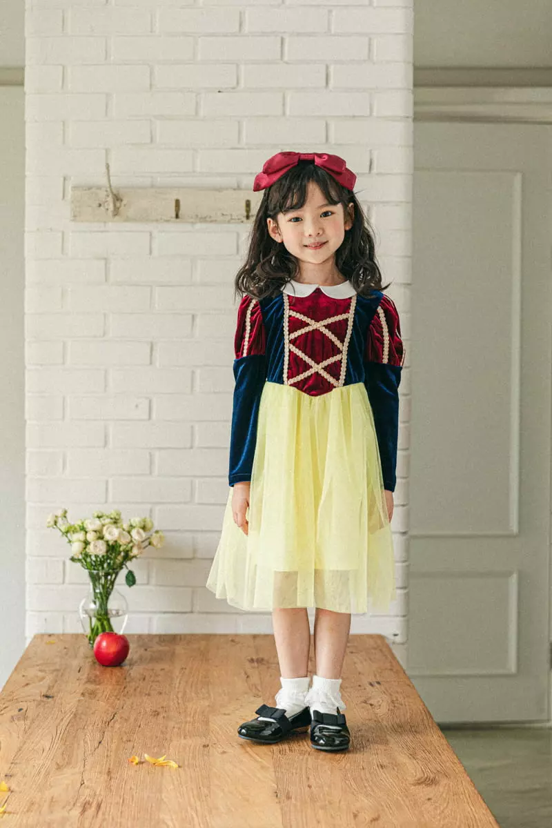 Pink Berry - Korean Children Fashion - #minifashionista - Snow White One-piece - 5