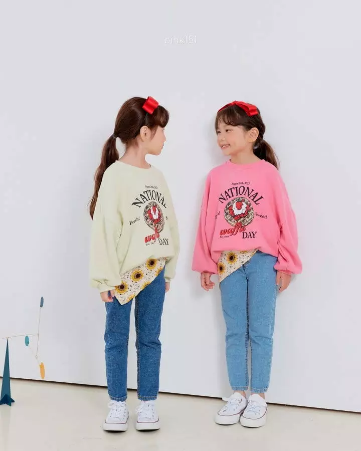 Pink151 - Korean Children Fashion - #Kfashion4kids - Waffle Day Sweatshirt - 7