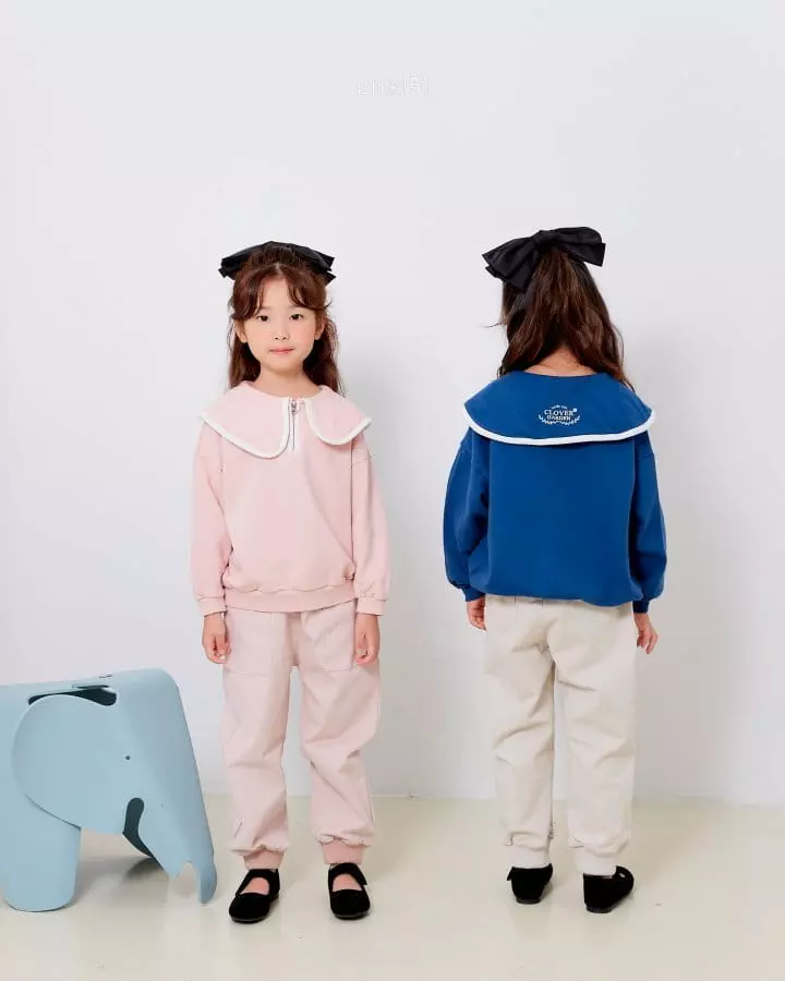 Pink151 - Korean Children Fashion - #Kfashion4kids - Sailor Zip-up Tee - 6