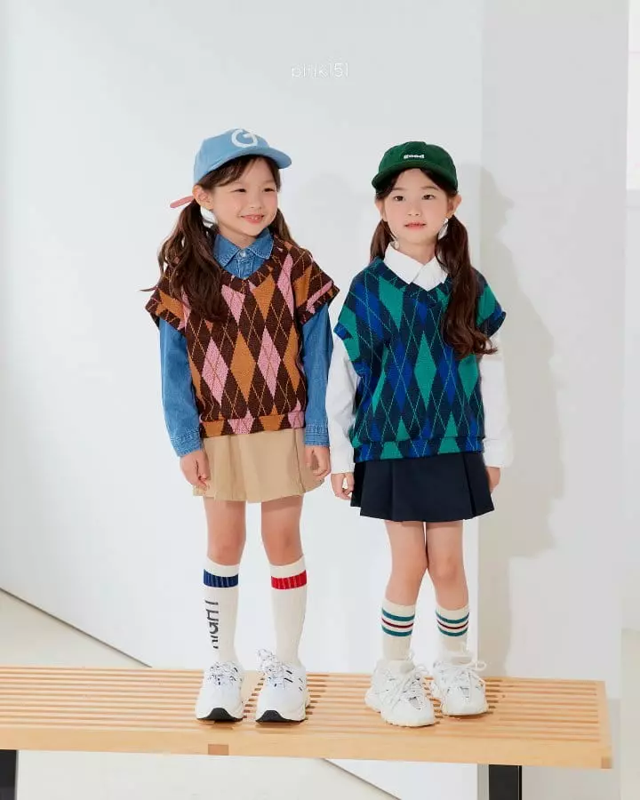 Pink151 - Korean Children Fashion - #Kfashion4kids - Back To School Wrinkle Skirt - 11