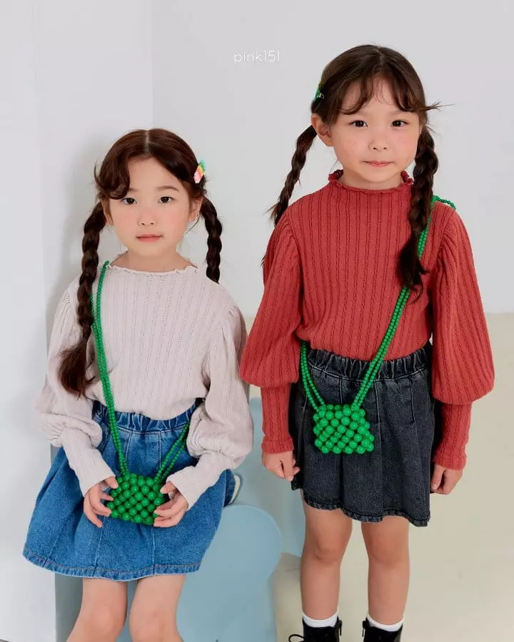 Pink151 - Korean Children Fashion - #childofig - Jucu Puff Tee - 5