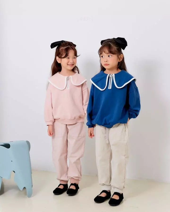 Pink151 - Korean Children Fashion - #childofig - Sailor Zip-up Tee - 12