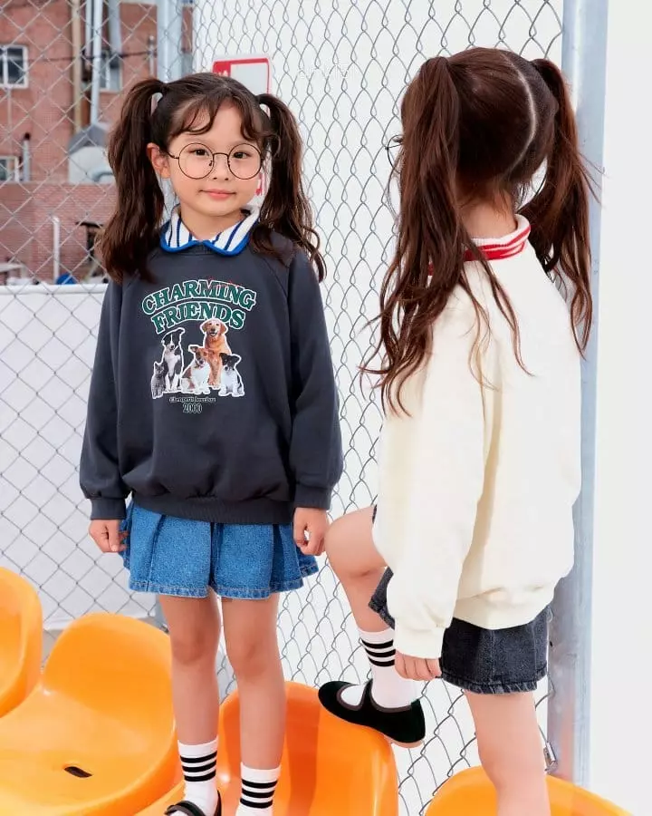 Pink151 - Korean Children Fashion - #childofig - Puppy Sweatshirt - 7