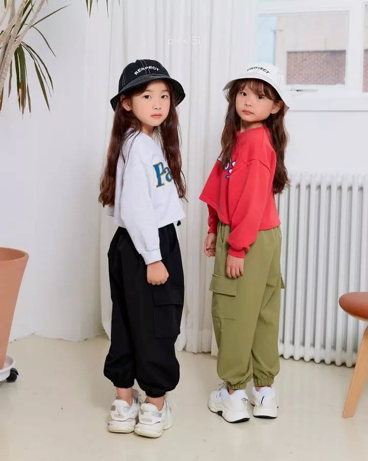 Pink151 - Korean Children Fashion - #childofig - Paris Crop Sweatshirt - 11