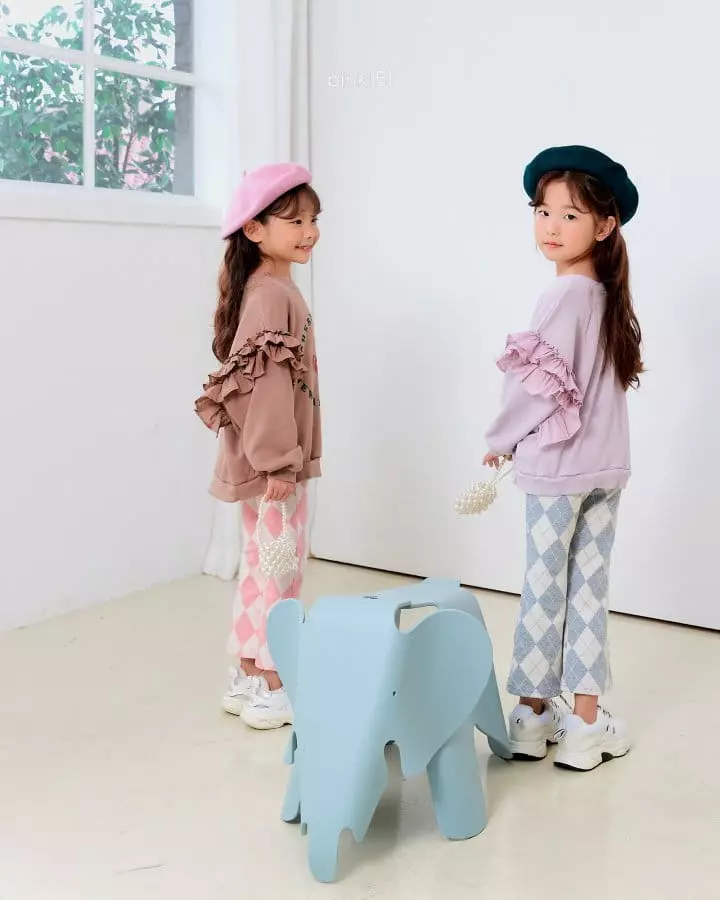Pink151 - Korean Children Fashion - #childrensboutique - Cherry Frill Sweatshirt - 10