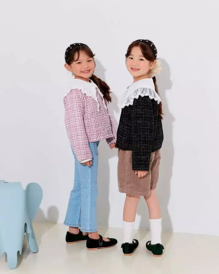 Pink151 - Korean Children Fashion - #childrensboutique - Bboglei Frill Cape - 7