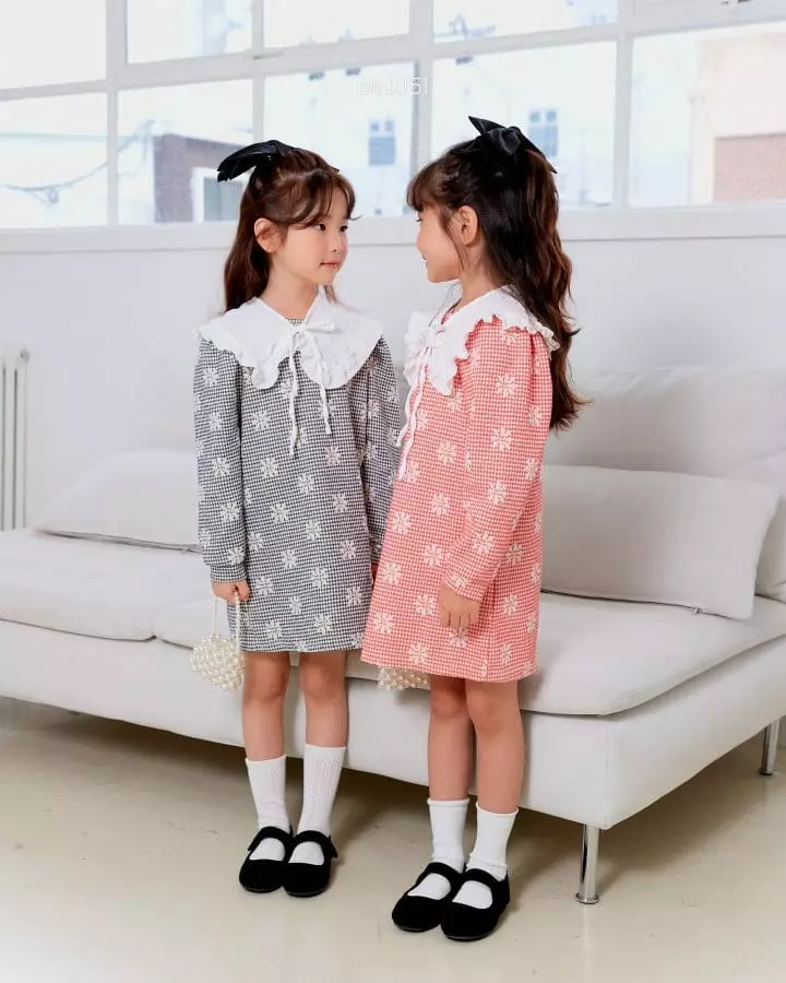 Pink151 - Korean Children Fashion - #childrensboutique - Picnic Puff One-piece - 3