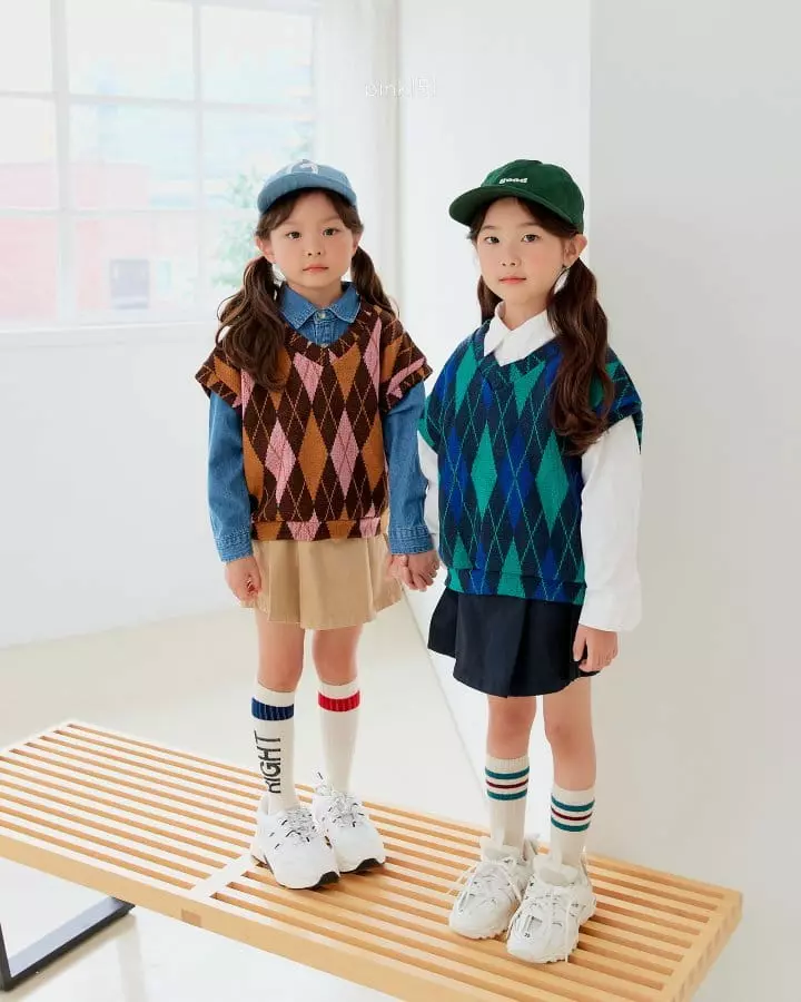 Pink151 - Korean Children Fashion - #childrensboutique - Dia Knit Vest - 11