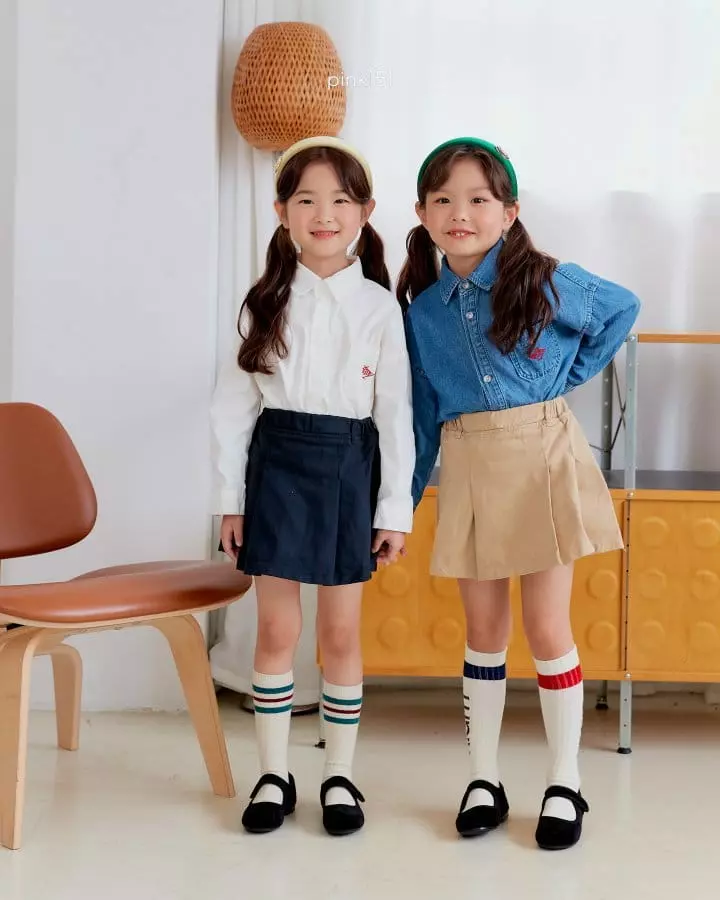 Pink151 - Korean Children Fashion - #designkidswear - Embroidery Shirt - 5