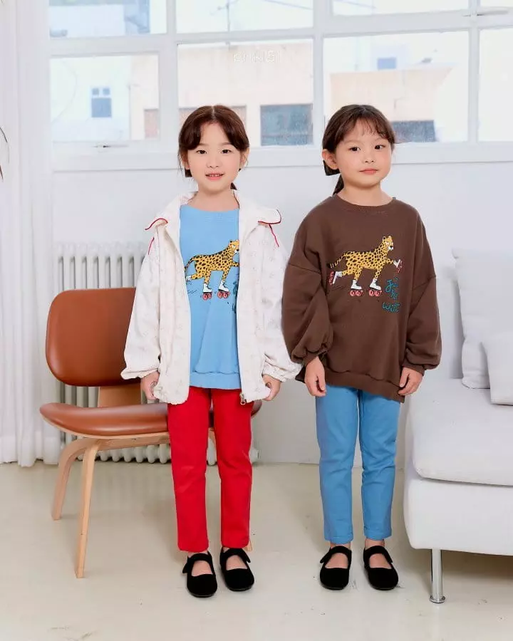Pink151 - Korean Children Fashion - #designkidswear - Just Roll Cheetah Sweatshirt - 2