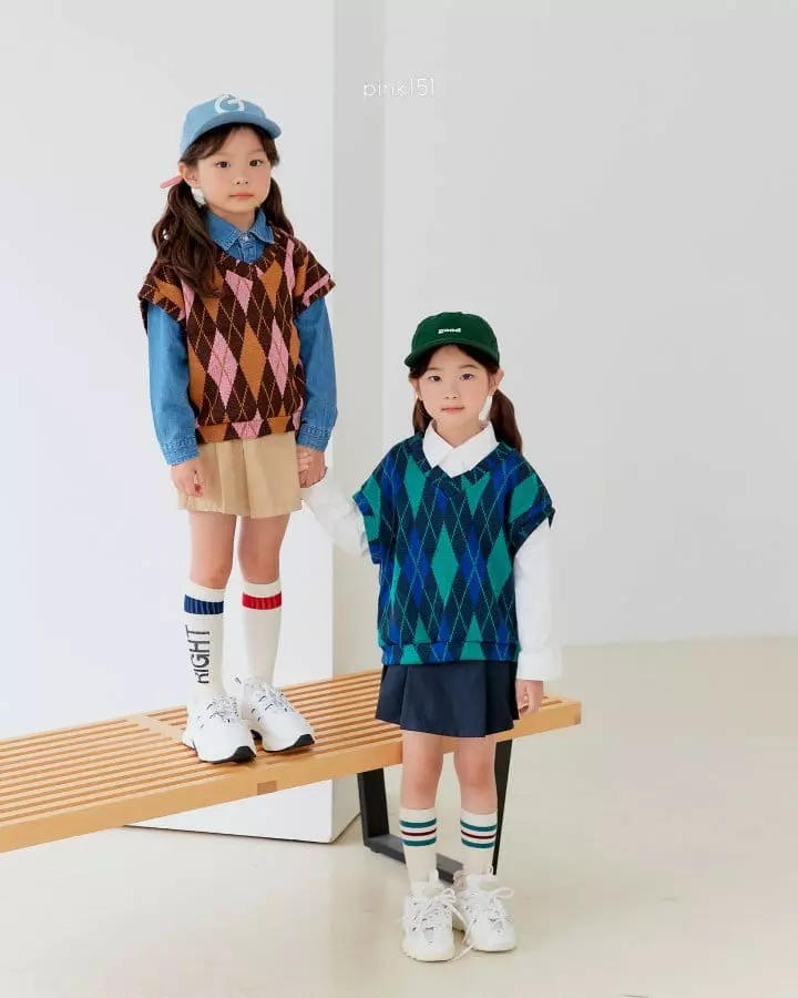 Pink151 - Korean Children Fashion - #discoveringself - Back To School Wrinkle Skirt - 6