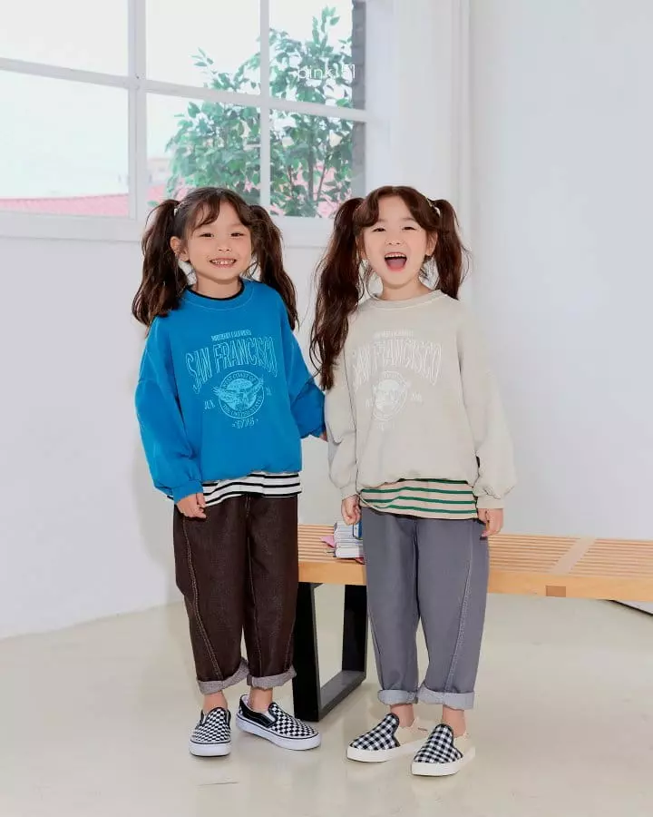 Pink151 - Korean Children Fashion - #fashionkids - Gament Dyeing Sweatshirt - 10