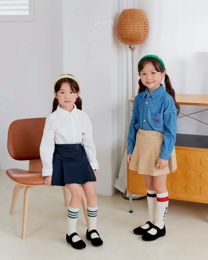 Pink151 - Korean Children Fashion - #fashionkids - Back To School Wrinkle Skirt - 7