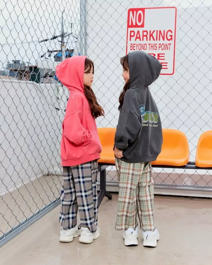 Pink151 - Korean Children Fashion - #fashionkids - Cellin Check Pnats - 5