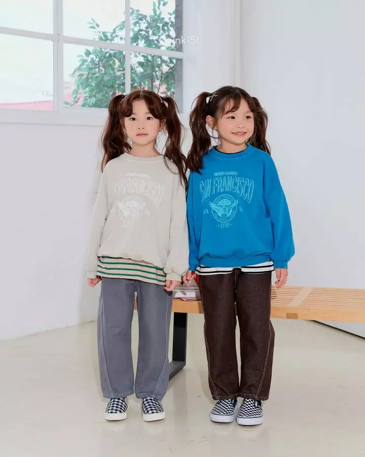 Pink151 - Korean Children Fashion - #kidsshorts - Gament Dyeing Sweatshirt - 11