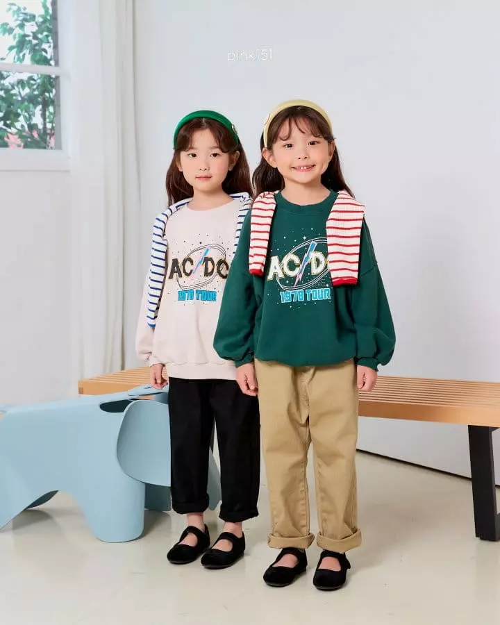 Pink151 - Korean Children Fashion - #kidsshorts - ACDC Sweatshirt - 10