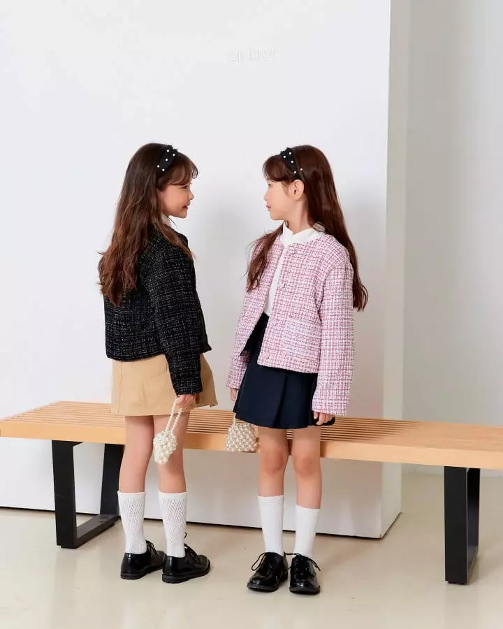 Pink151 - Korean Children Fashion - #kidsshorts - Sha Round Jacket - 2