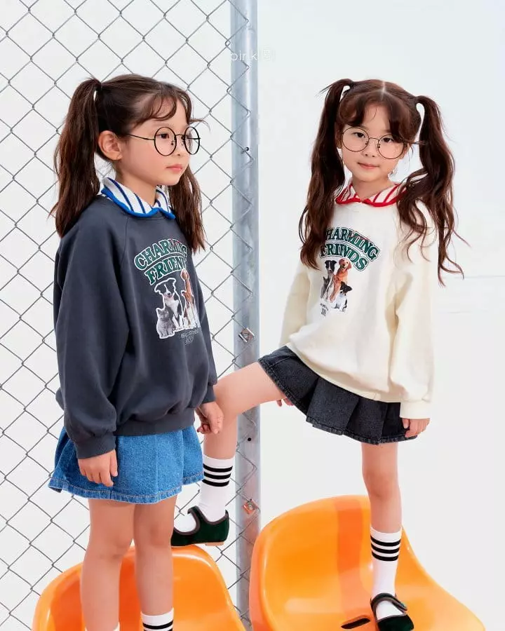 Pink151 - Korean Children Fashion - #kidsstore - Stripes Rib Collar Cardigan - 12